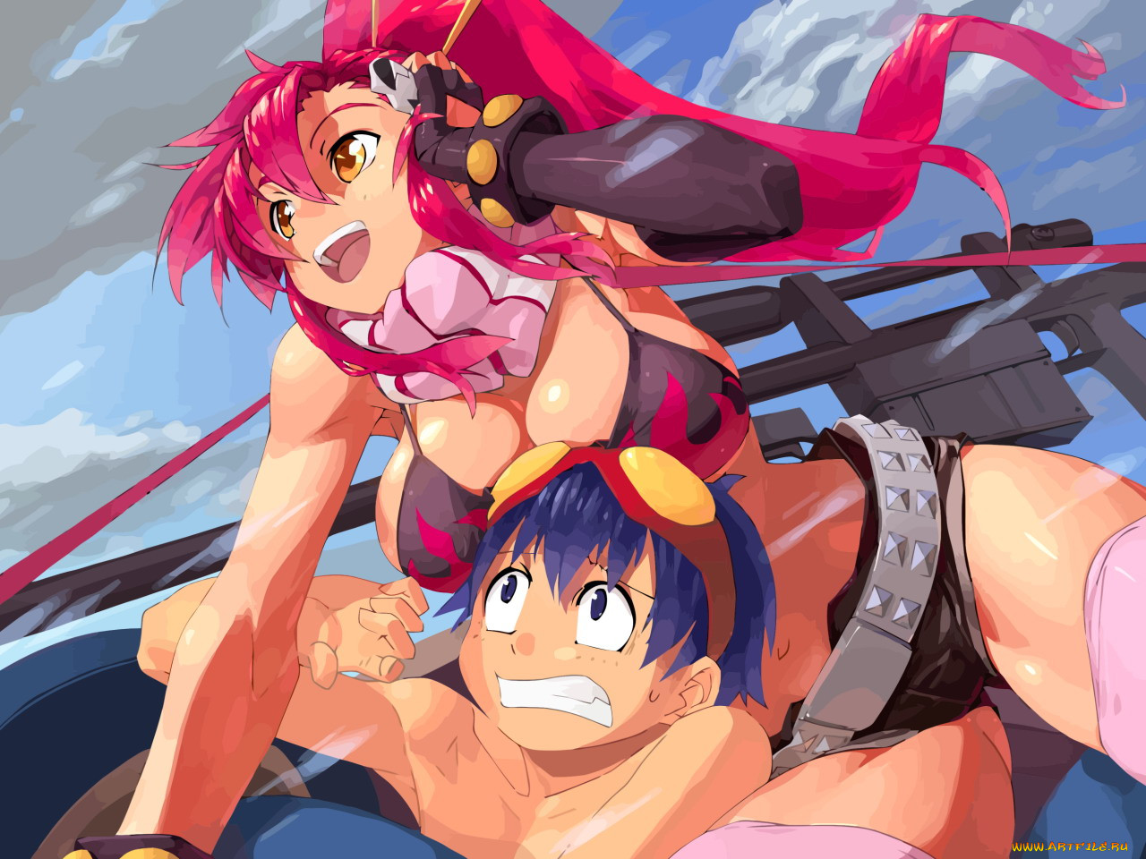 , tengen, toppa, gurren, lagann, yoko, littner, simon